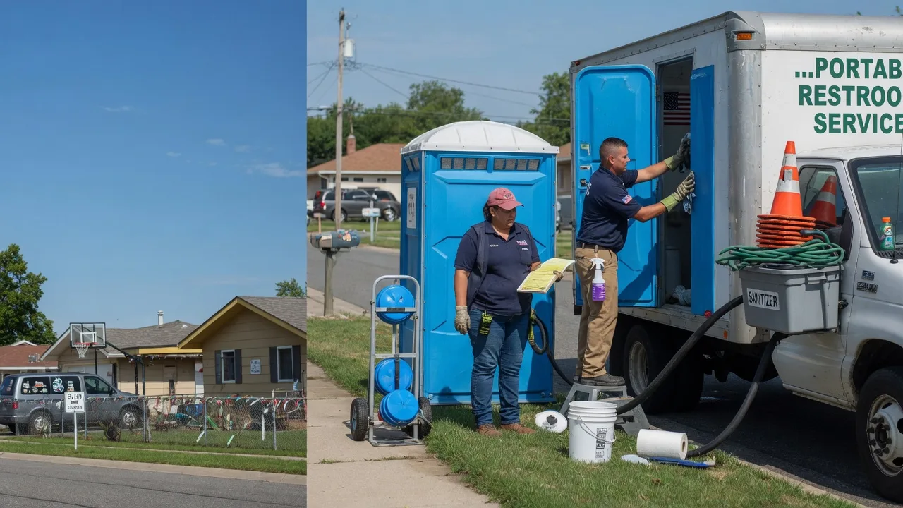Portable Toilet Rental in Columbus City, IA near me